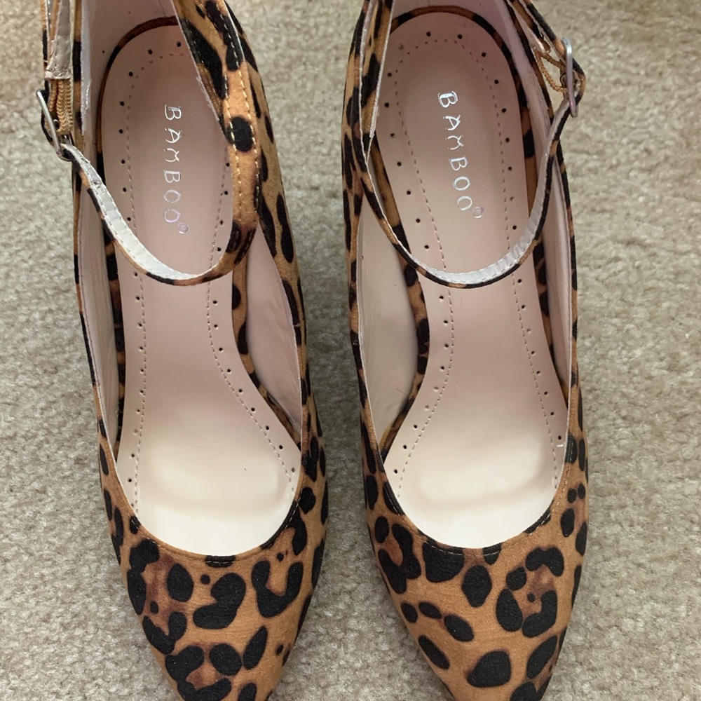 Bamboo Animal Print Mary Jane